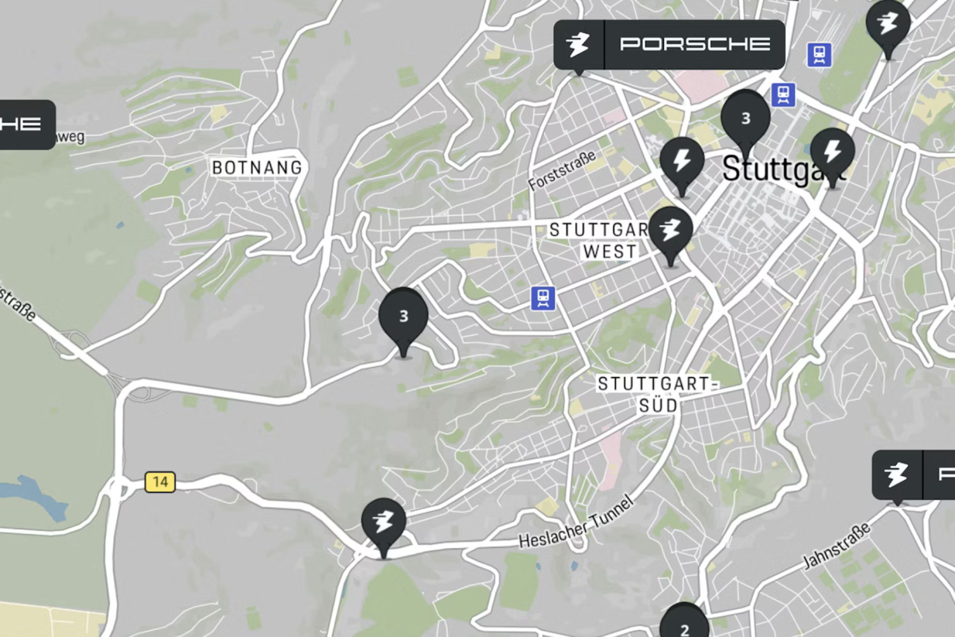 Понад 1 млн точок заряджання. На мапі зарядних станцій Porsche.