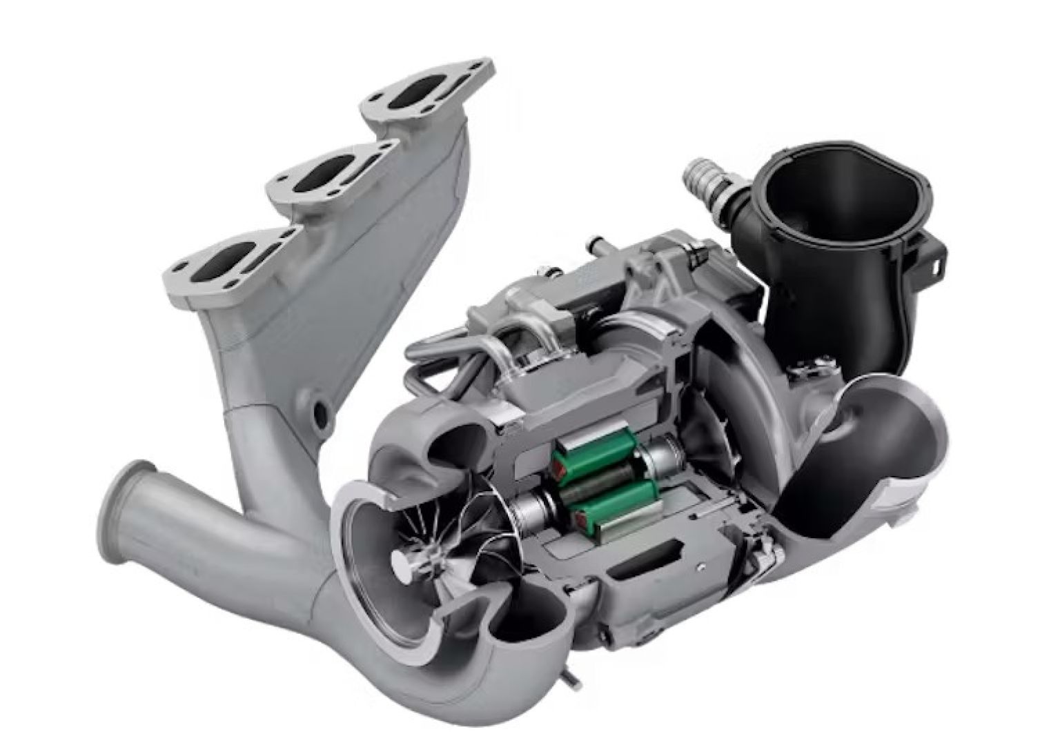 Електричний турбонагнітач із приводом від відпрацьованих газів.