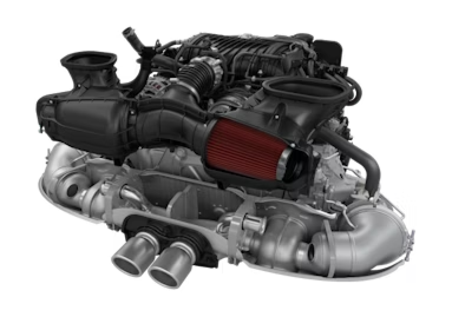 4,0-літровий високооборотний атмосферний двигун.
