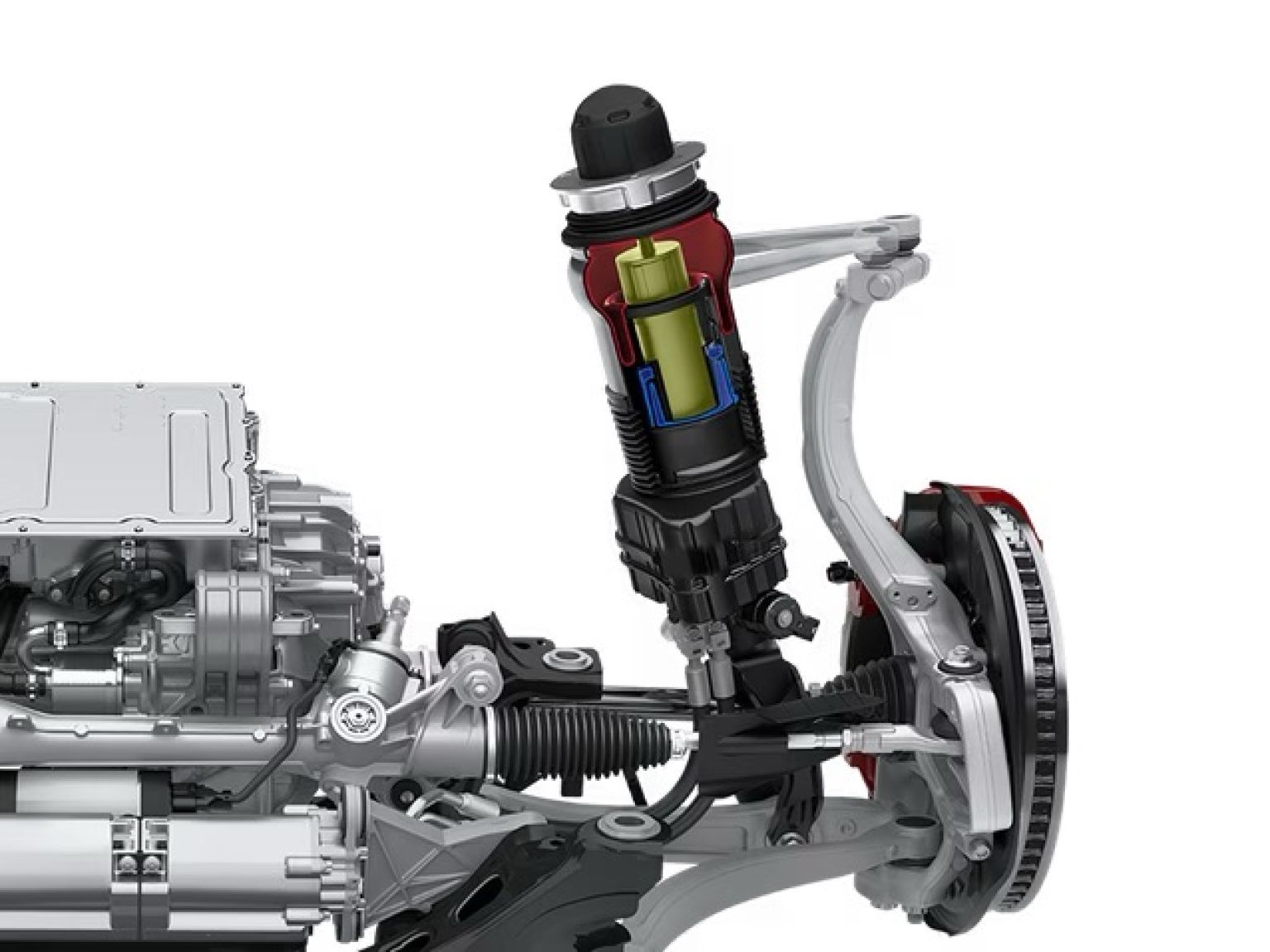 Система активної підвіски Porsche Active Ride.