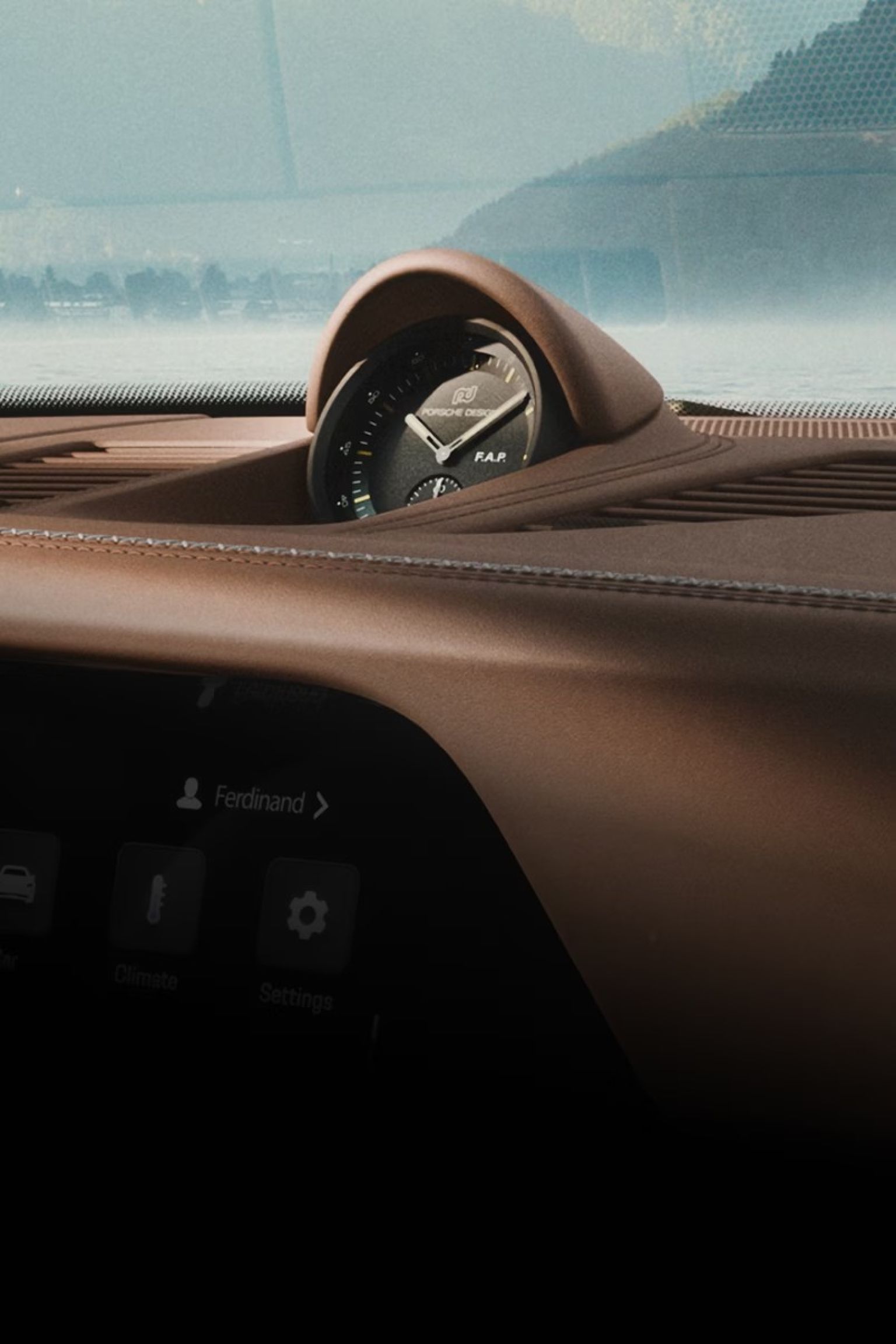 Секундомір Sport Chrono та панель приладів.