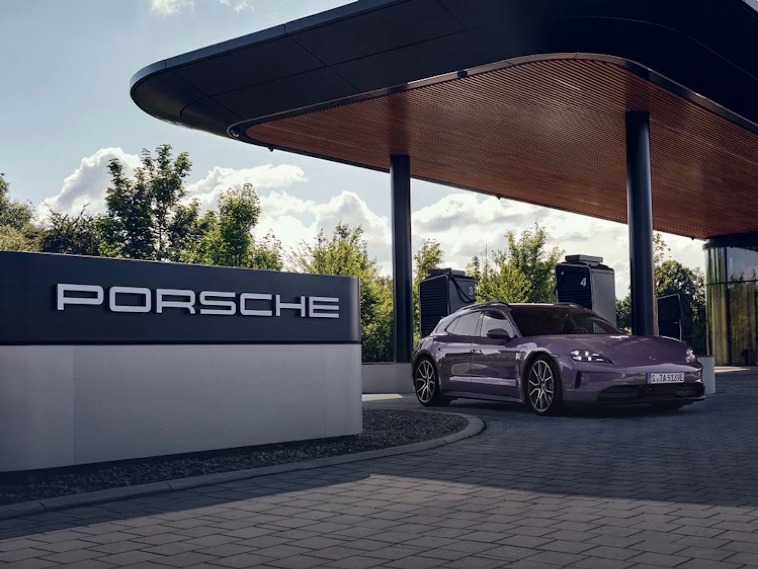 Лаунжі для заряджання Porsche (Porsche Charging Lounges).